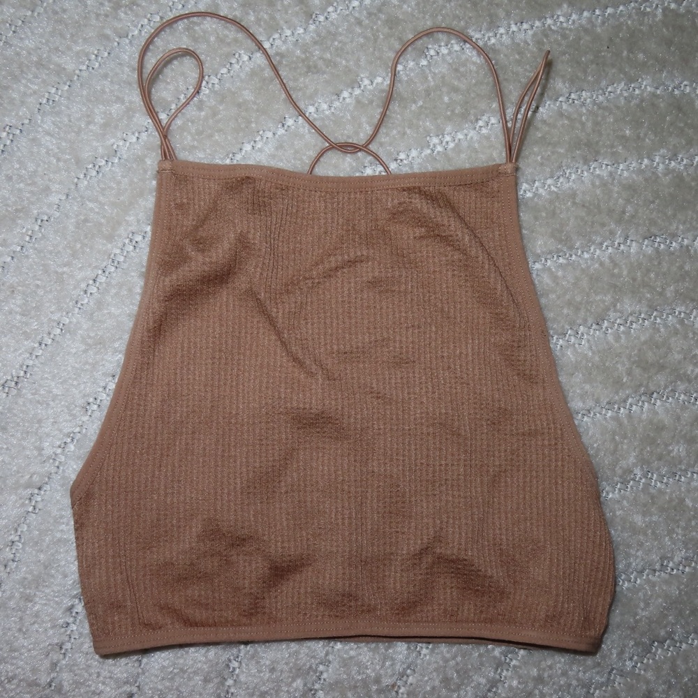 Brown Strappy Tank